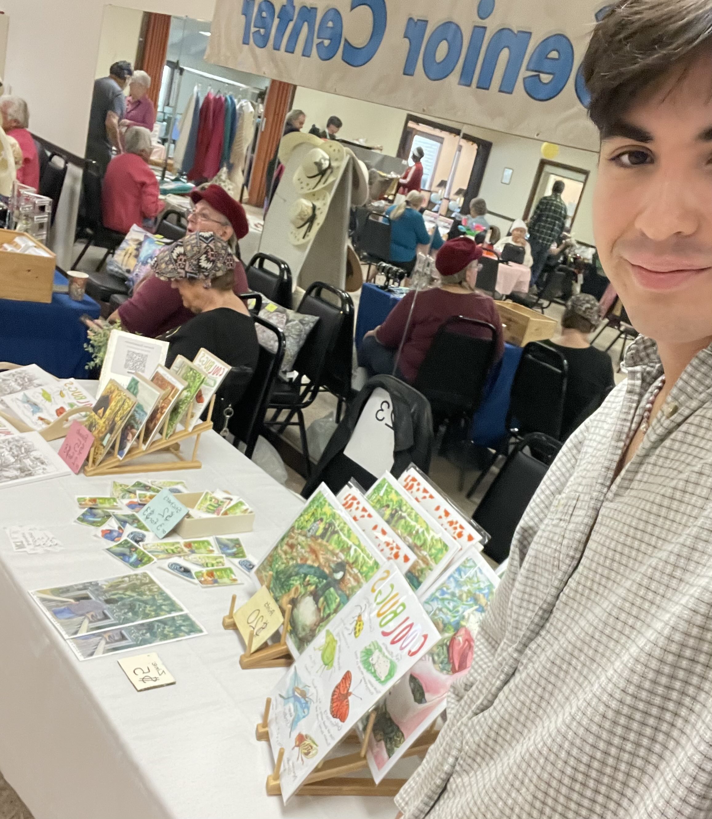 Me at the Joslyn Craft Fair Joslyn Craft Fair