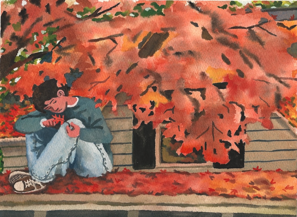 Sitting on Roof